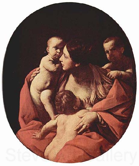 Guido Reni Caritas, Oval France oil painting art